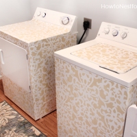 DIY Painted Washer & Dryer